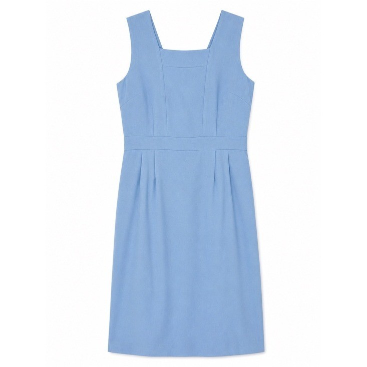 Pendleton Light Blue Sheath Dress Size 10 Sleeveless Career Occasion Dress
