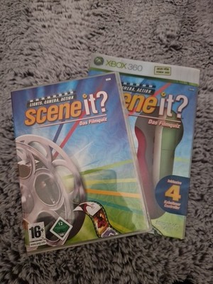 Scene It Das Filmquiz Xbox 360 Bundle mit 3 Buzzer Controllern Quizspiel