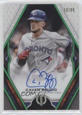 2021 Topps Tribute Tribute Auto Green 13/99 Cavan Biggio #TA-CBI Auto 0l8p