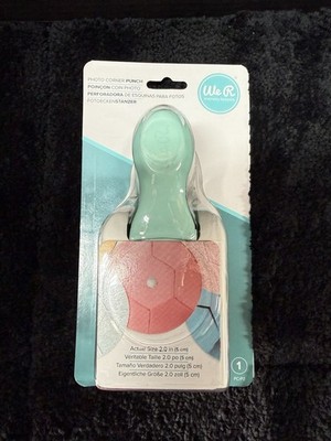 We R Memory Keepers Photo Corner Sequin Shape Paper Punch 2''-2.75''