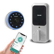 Keyless Entry Door Lock Silver Smart Deadbolt Keypad App Control Auto Lock