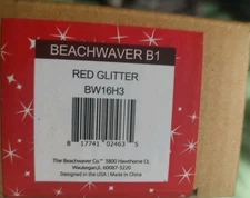 Beachwaver B1 Series Rotating Curling Iron Red Glitter B1 BW16H3 - New