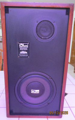 OHM Acoustic, Model E, a 2-Way Speaker, OEM Drivers 1970s USA - with DEMO