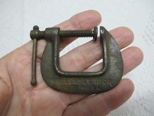 Vtg Cincinnati Tool Co 1" Malleable Iron Wood "C" Clamp #558 USA