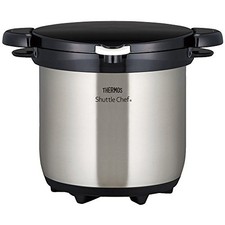 THERMOS Shuttle Chef Vacuum Insulated Cooker 4.5L Stainless Steel Japan New