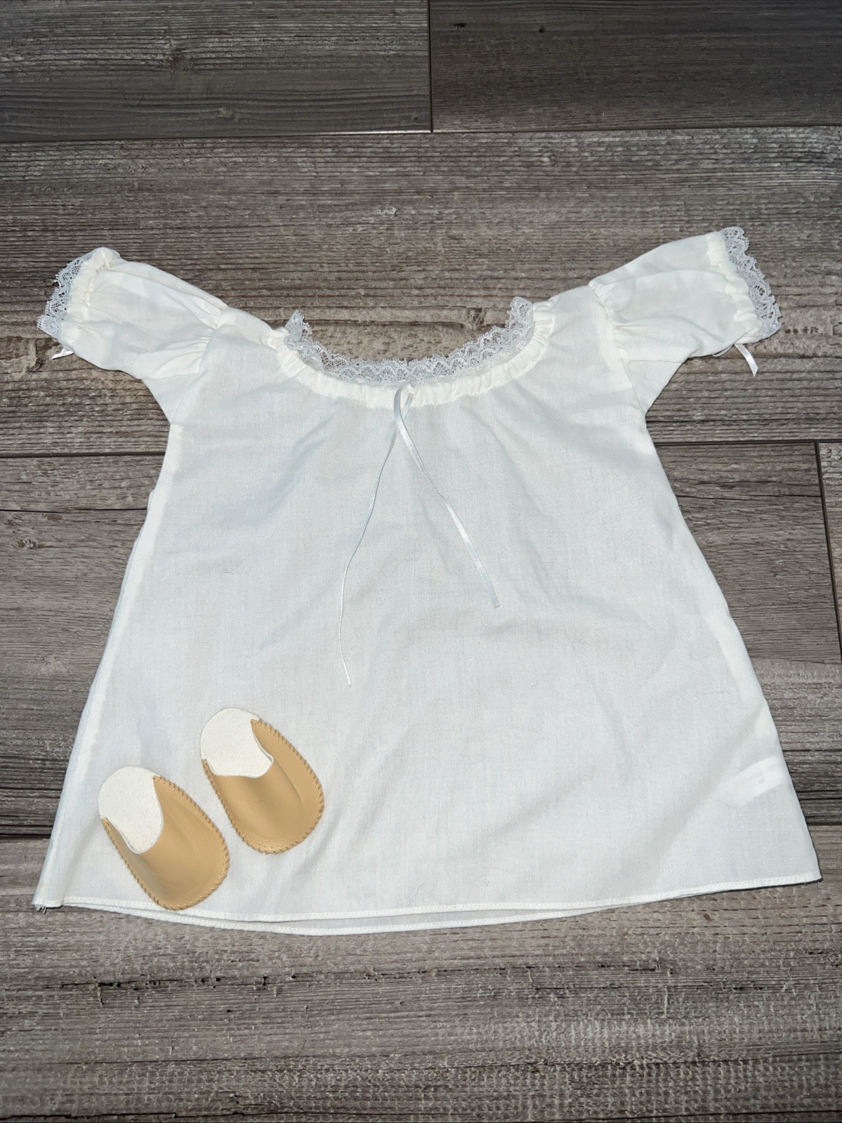 SAOLA American Girl Felicity Night Shift abito e pantofole Mules solo ritirato