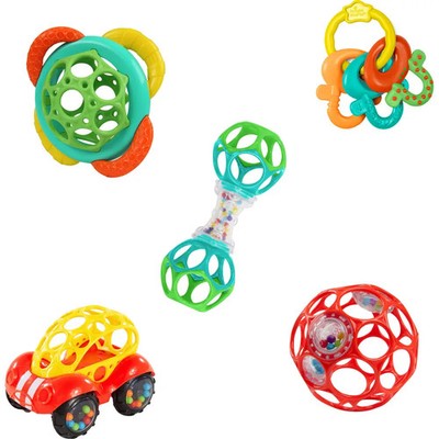 Bright Starts  16677 Soothers & Shakers  5 Piece Gift Set