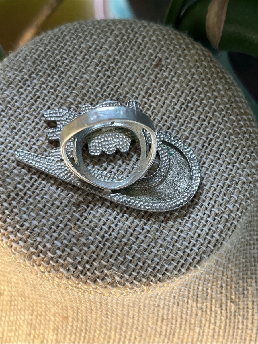 Vintage 1990s Silver Size 6 Nike Swoosh Ring | eBay