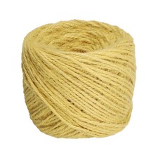 For 100m natural jute rope 3mm colored string, yellow