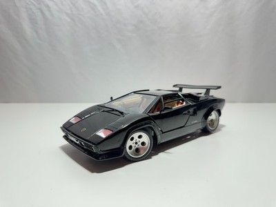 1:18 Bburago Lamborghini Countach 1988 Schwarz Modellauto #1290