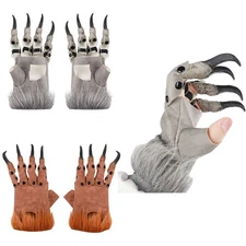 Unisex Dragon Claw Gloves Halloween Cosplay Dress Up Carnival Festival Party