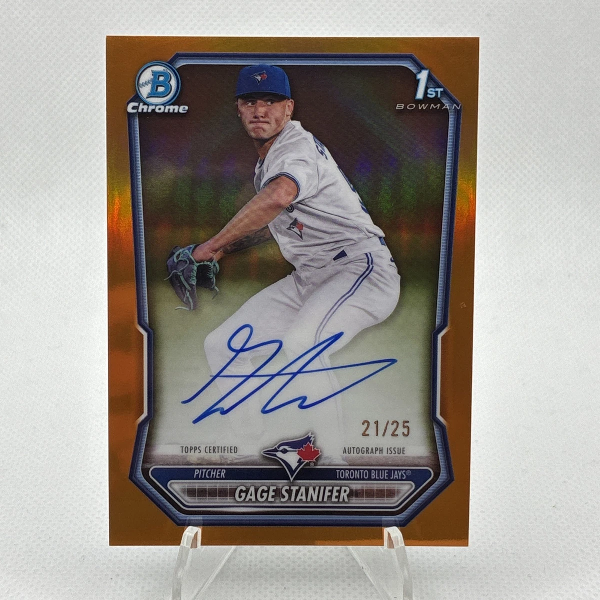 Bowman Toronto Blue Jays Baseball Autographed Sports Trading Cards