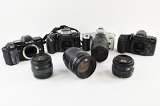 Lot of Minolta Auto Focus Film SLR Cameras. Untested for Parts Repair. G187