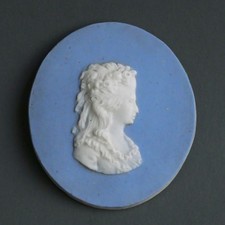 Porcelaine de Paris-Biscuit-XVIIIe/XIXe S-French Jasperware Wedgwood style