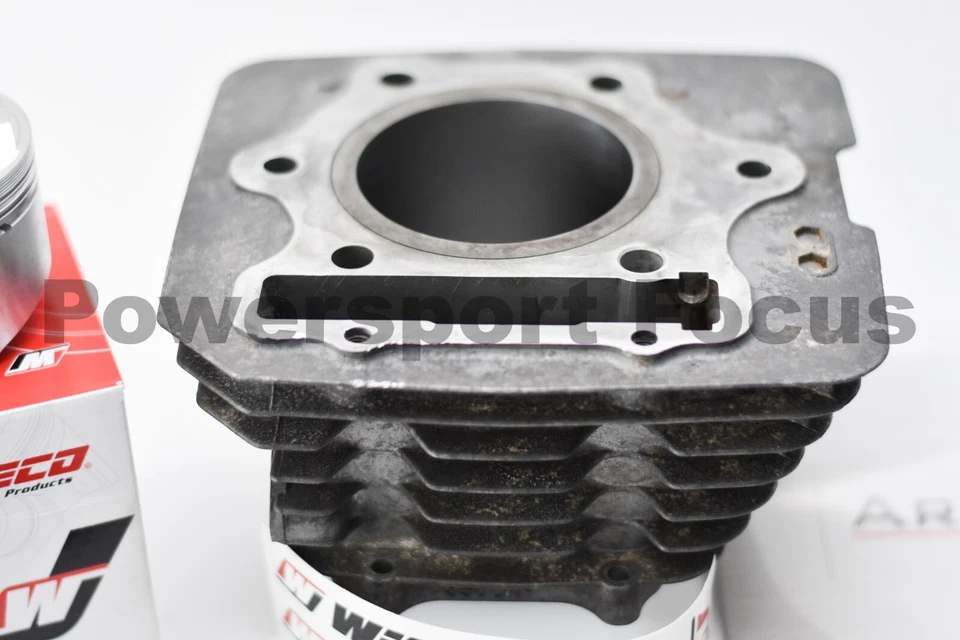 Honda Fourtrax Foreman 350D 350X 1985-89 jarra cilindro ATC nuevo kit de extremo superior de pistón Foto 3 de 4