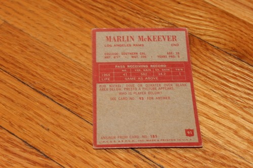 1965 Philadelphia Football NFL Cards Complete Your Set You Choose Pick HOF RC - Picture 100 of 207