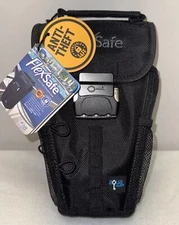 New! Black Aqua Vault Phone Flexsafe AntiTheft No Slash Pouch Combination Lock