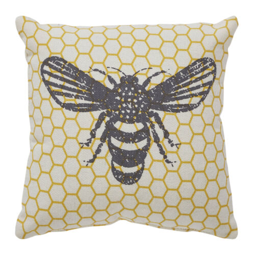 Buzzy Bees Bee Pillow 6x6 - Picture 5 of 8