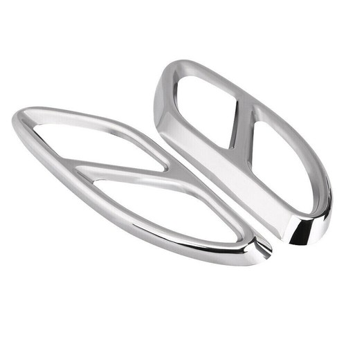 Dual Exit Sport Tuning Exhaust Tip Covers For Mercedes GLC 250 300 350 2016-2019 - Bild 8 von 12