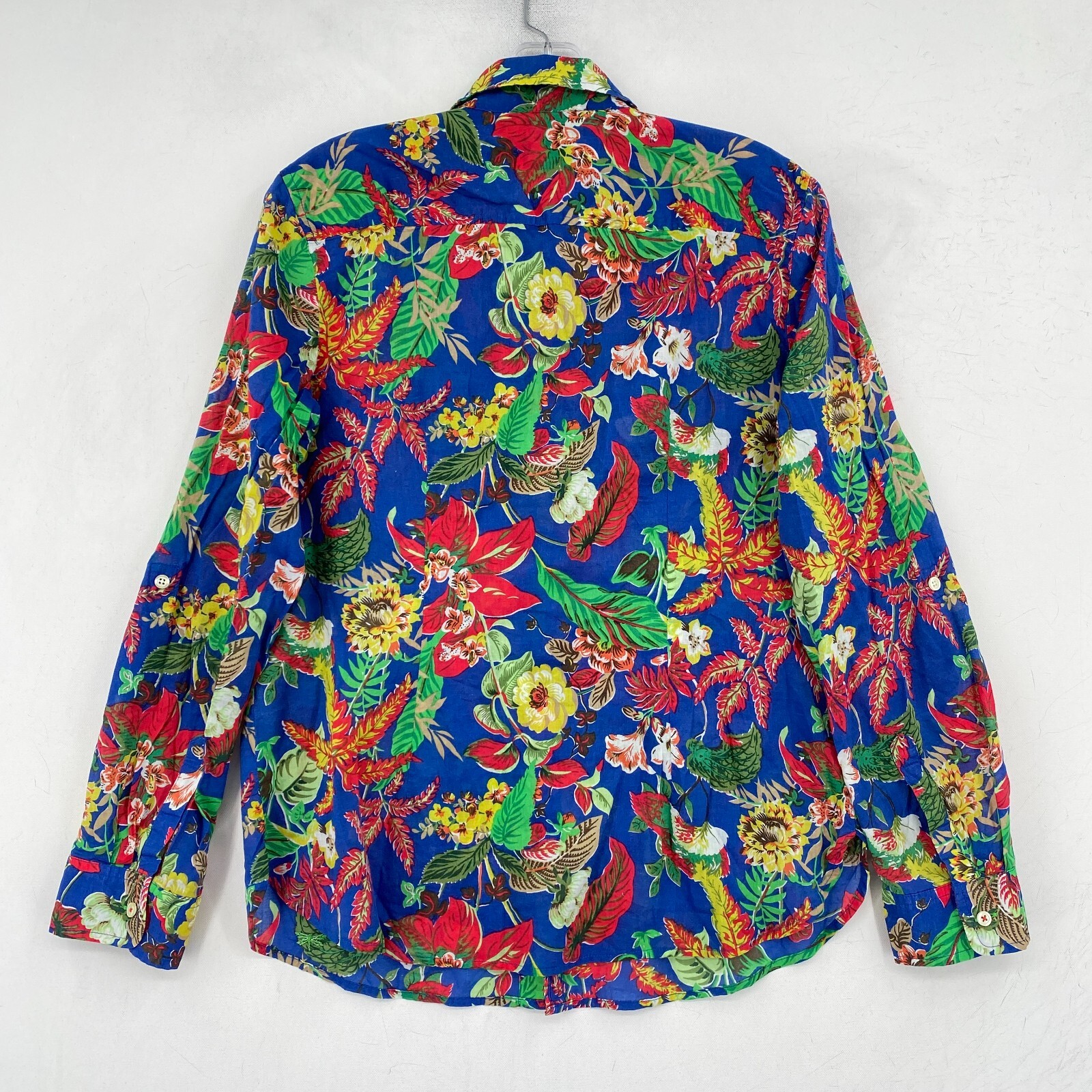Talbots Shirt Size Medium MulticolorTropical Flor… - image 9