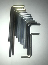 Lot of 12- 4mm Hex Allen Key Metric Wrenches