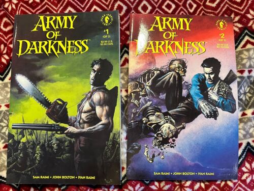 ARMY OF DARKNESS #1 & 3Dark Horse Comics Sam Raimi Bruce Campbell John Bolton - Picture 1 of 2