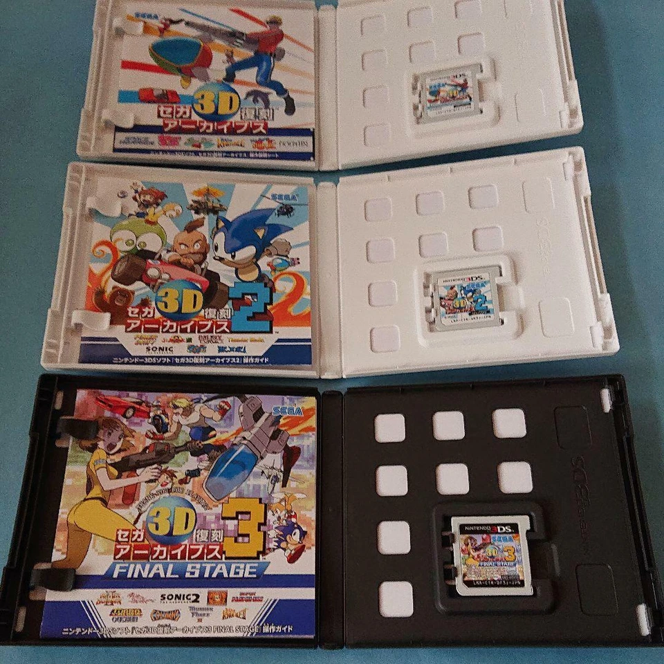Nintendo 3DS Sega 3D Classics Collection 1 2 3 Triple Pack Archives Game Japan - Image 4 of 4