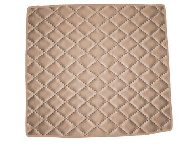 Dunkelbeige Öko Leder Kofferraumteppich für Infiniti QX56 2004-2010