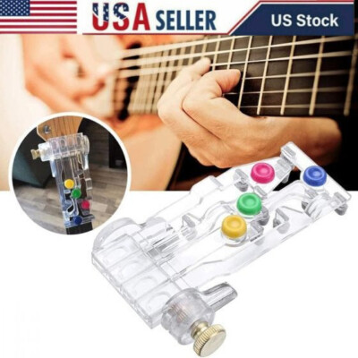 Easy Chord Guitar Learning Tool Aid Right Trainer System Practice Teaching Tool