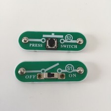 ELENCO SNAP CIRCUITS S1 Slide Switch S2 Push Button Switch Replacement Parts