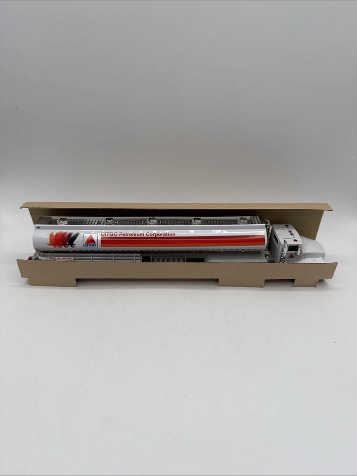 Camión cisterna de juguete Citgo Collector 1996 primera en serie luces y sonidos de trabajo nuevo en stock Foto 2 de 4