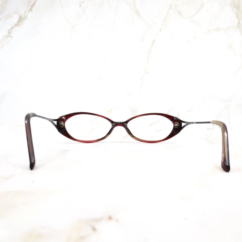 Marco de gafas Revlon RV556 para mujer cuerno borgoña borde completo ovalado 52-16-135 Foto 4 de 4