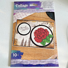 Crafters Companion Collage Cherish Every Moment 10pc Photopolymer Stamp Set New