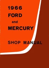 1966 Ford and Mercury Shop Service Repair Manual
