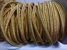 Gold Metallised Polyester Russia Braid 4mm