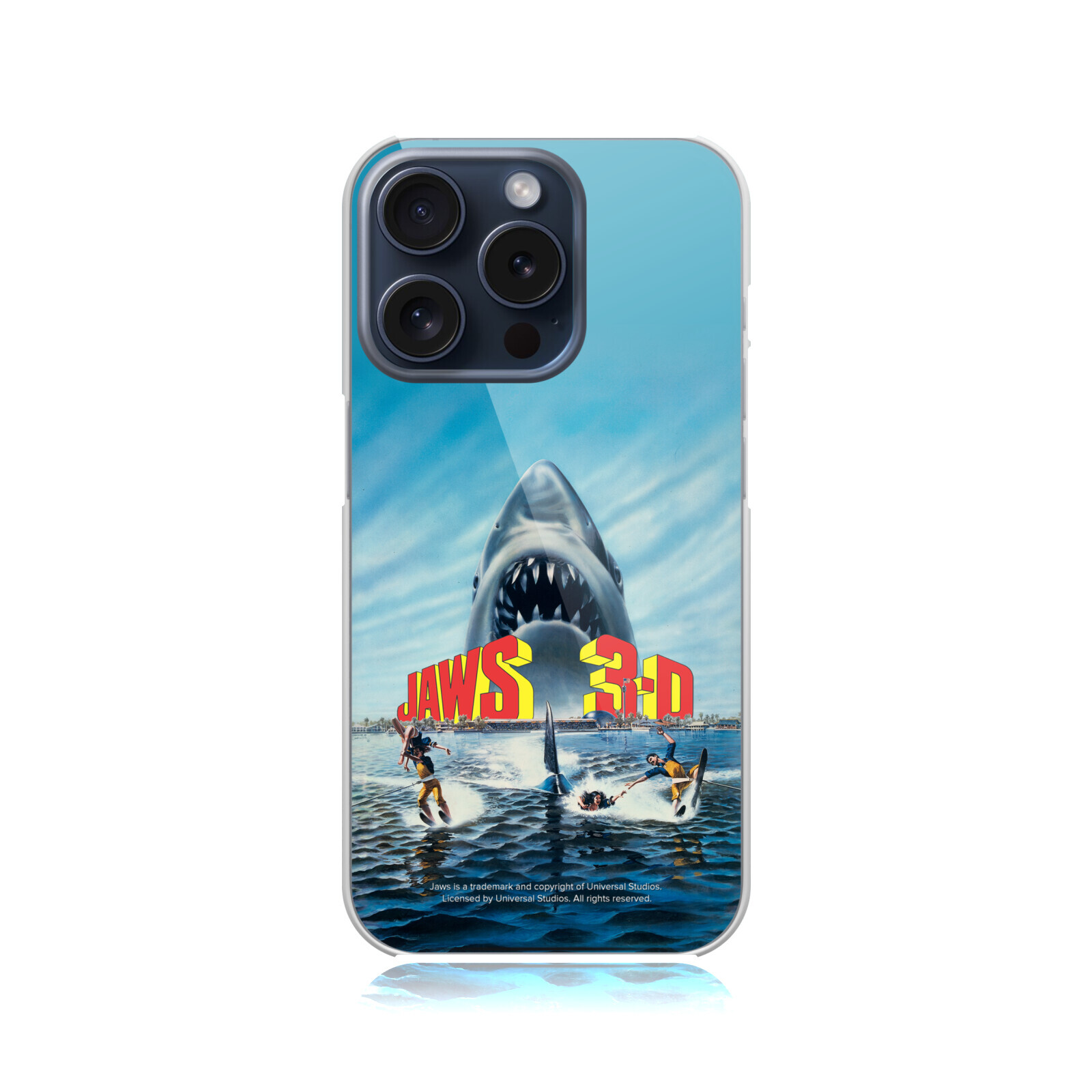 OFFICIAL JAWS III KEY ART HARD BACK CASE FOR APPLE iPHONE PHONES