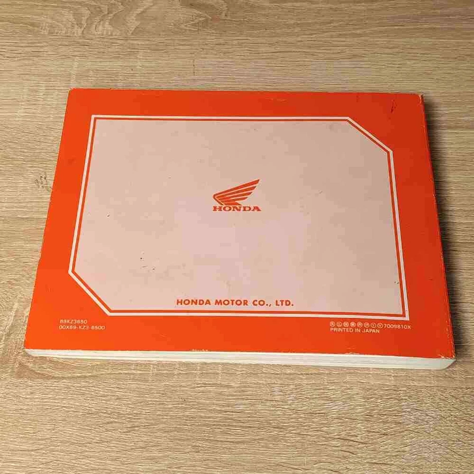 HONDA CR250R 1999 69KZ3650 00X69-KZ3-6500 Motorrad-Handbuch gebraucht manual - Bild 4 von 4