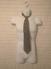 Men's 7th Ave Multicolor Floral Silk Neck Tie, 3.75 X 58, Made In USA