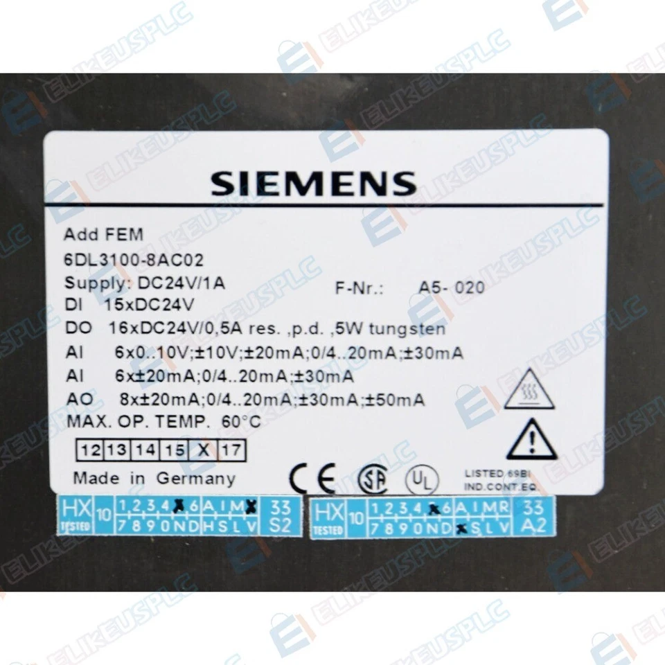 6DL3100-8AC02 Siemens PLC Module  6DL3100-8AC02 ZPL1 - Image 2 of 2