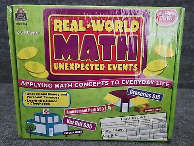 Teacher Created Resources Real World Math Unexpected Events Game | Oriental  Trading