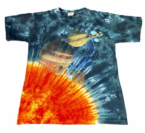 Vintage 90s Galaxy Single Stitch Wild Gear Tee Shirt - Size L