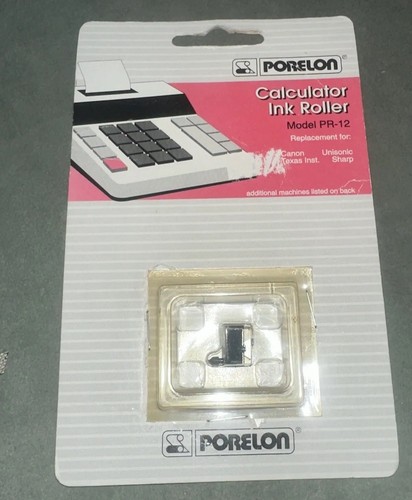 Porelon Calculator Ink Roller Model PR-12 Fits Casio,CannonTexas Royal Panasonic - 第 2/6 張圖片