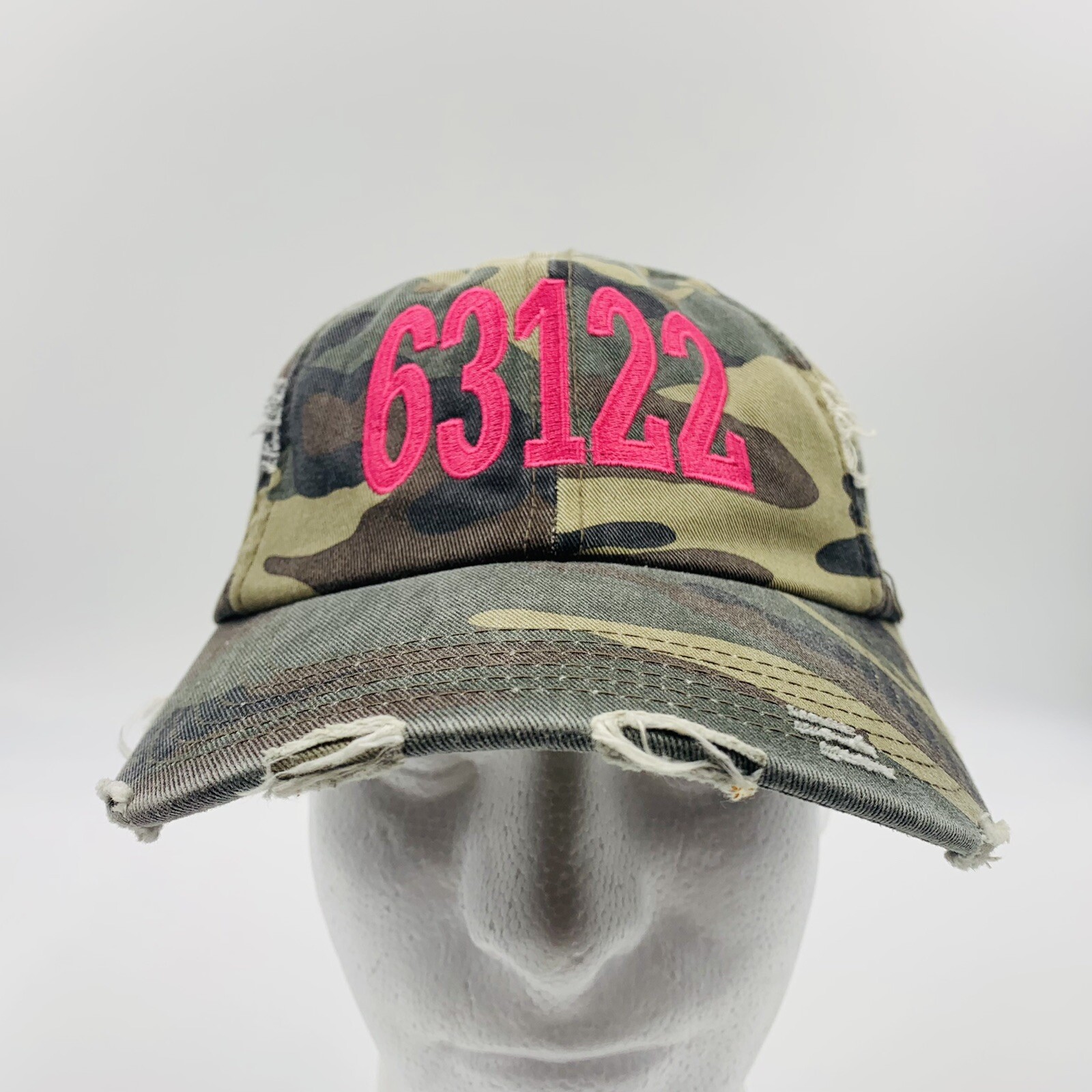 63122 Zip Code Hat Baseball Ball Cap ADJUSTABLE A… - image 5