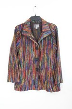 Habitat Lagenlook Coat Women Small Colorful Jacket Wearable Art Pockets Unique