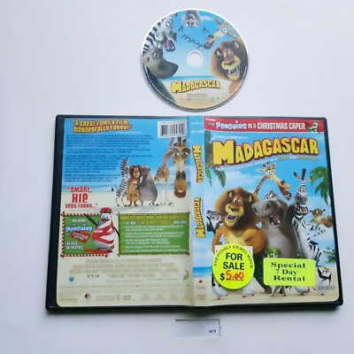 Madagascar DVD (Including Penguins In A Christmas Caper)