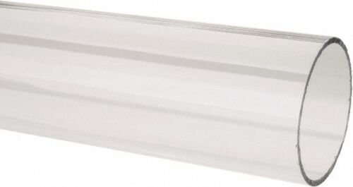 Made in USA Clear Round Acrylic Tube, 3" OD x 2-3/4" ID x 6' Long - Picture 1 of 1