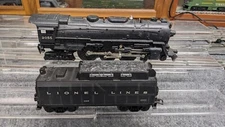 Lionel Postwar 2055 Hudson Locomotive Engine with 233W Tender- Runs Well