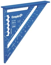 EMPIRE E2994 RAFTER SQUARE TRUE BLUE 7" HI-VIS LASER ETCHED W/SCRIBE NEW 5260898