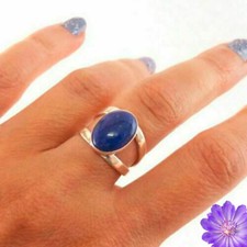 Lapis Lazuli Gemstone 925 Sterling Silver Ring Handmade Jewelry Ring For Gift