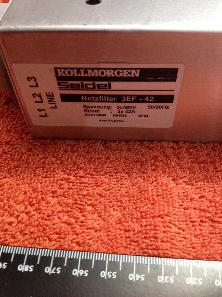Kollmorgen Seidel Netzfilter 3EF-42 - Image 2 of 4